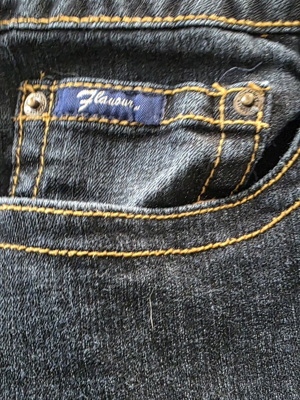 The Flavour by Bubblegum Women's Wide-Leg Jeans in Dark Blue Size 22 - Picture 5 of 8